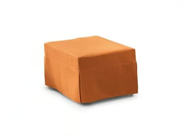 PLUTO - Fabric pouf bed with removable lining by Dema