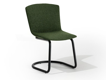 CALUM HOME - Cantilever upholstered fabric chair by Desalto