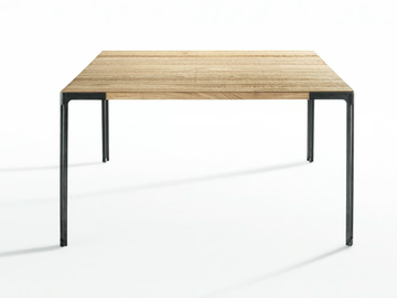 FAN - Square dining table by Desalto