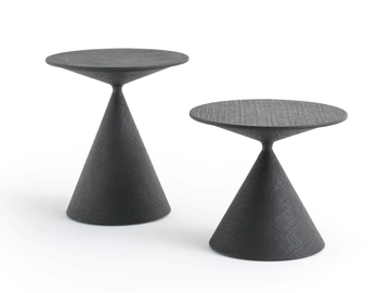 MINI CLAY CANVAS - Coffee table with MDF top covered with textile fibers by Desalto