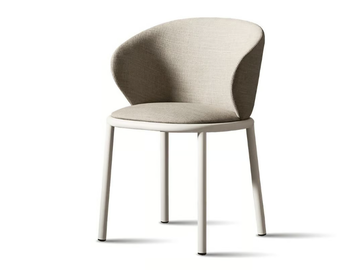 MUN - Fabric chair with armrests by Desalto