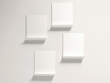 SOFTER THAN STEEL - Plate wall shelf by Desalto
