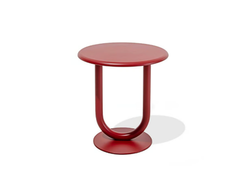 STRONG BAR - Round steel table by Desalto
