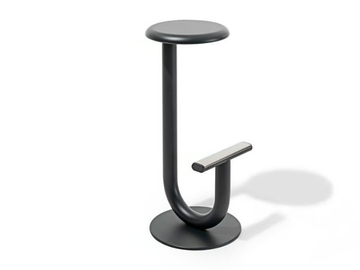 STRONG - High stool with footrest by Desalto