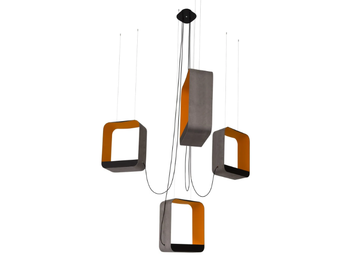 EAU DE LUMIÈRE 4 GRAND - LED adjustable pendant lamp by DESIGNHEURE