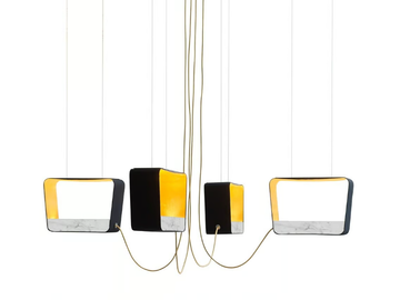 EAU DE LUMIÈRE 4 MOYEN - LED pendant lamp by DESIGNHEURE