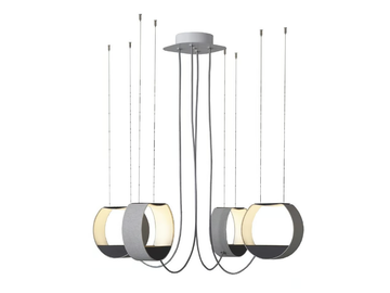 EAU DE LUMIÈRE 4 PETIT - LED pendant lamp by DESIGNHEURE