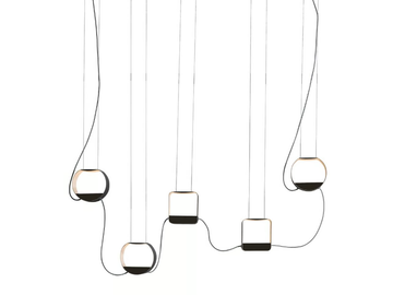 EAU DE LUMIÈRE 5 PETIT - LED pendant lamp by DESIGNHEURE