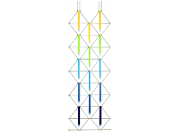 MOZAIK 2x5 - LED pendant lamp by DESIGNHEURE