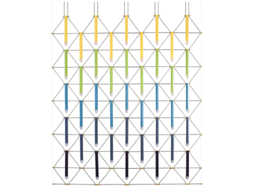 MOZAIK 5x5 - Pendant lamp / room divider by DESIGNHEURE