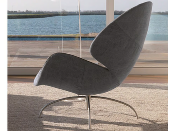 CLOÉ - Fabric armchair by Désirée divani