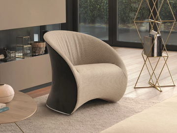 LE MIDÌ - Upholstered armchair by Désirée divani