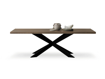 DAKOTA - Rectangular oak table top by Devina Nais