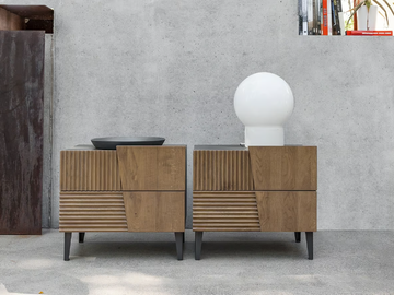 DESIGN - Solid wood bedside table by Devina Nais