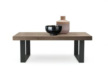 MASTER - Rectangular solid wood coffee table by Devina Nais