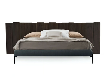URBAN RANCH - Solid wood double bed by Devina Nais