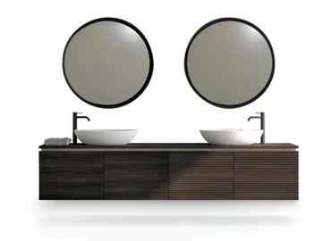 ZERO.16 - Sectional wooden vanity unit by Devina Nais