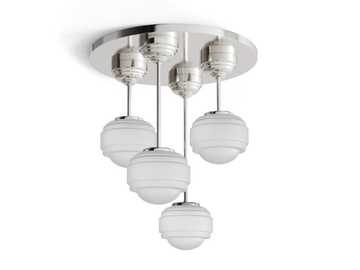 ALLURE - Satin glass ceiling lamp by Devon&Devon
