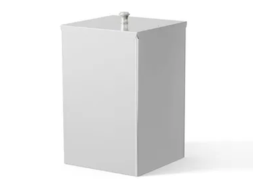 CUBE - Waste basket with lid by Devon&Devon