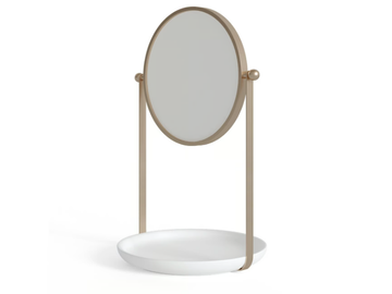 DAHLIA - Table-top round mirror by Devon&Devon