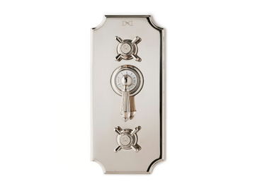 DIAMOND - Recessed thermostatic brass shower mixer by Devon&Devon