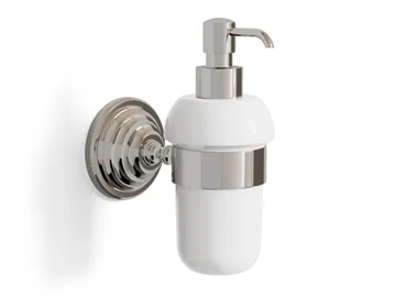 GEMSTONE - Wall-mounted ceramic Bathroom soap dispenser by Devon&Devon