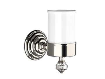 GEMSTONE - Wall-mounted ceramic toothbrush holder by Devon&Devon