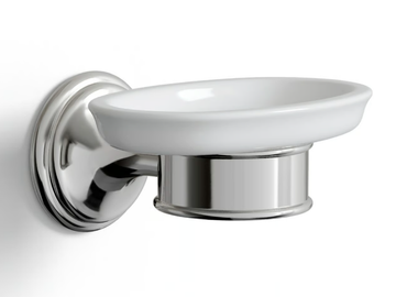 KALOS - Wall-mounted ceramic soap dish by Devon&Devon