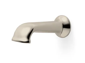 Spout - Wall-mounted brass spout by Devon&Devon