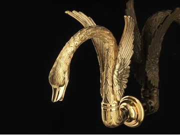 SWAN - Wall-mounted spout by Devon&Devon