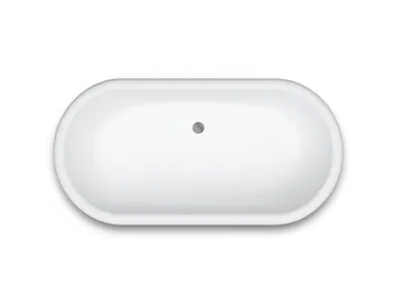 SWANSEA 17 - Oval built-in bathtub by Devon&Devon