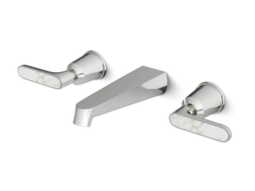 TWENTIES - 3 hole wall-mounted washbasin tap by Devon&Devon