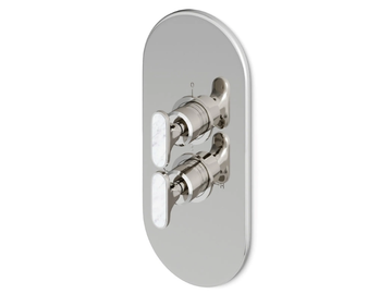TWENTIES TWY949AMCA2WE - 2-way Thermostatic Mixer with marble detail by Devon&Devon