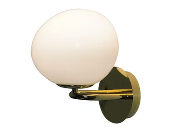 SHAPES - Opal glass wall lamp by DFTP