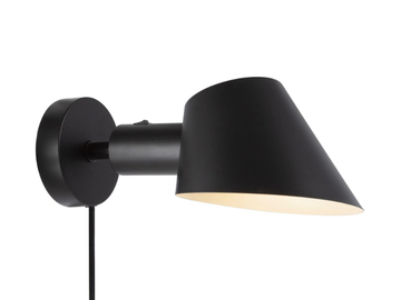 STAY - Adjustable aluminium wall lamp with fixed arm by DFTP