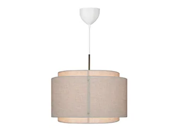 TAKAI - Dimmable linen pendant lamp by DFTP