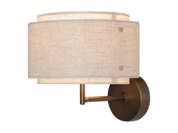 TAKAI - Linen wall lamp by DFTP