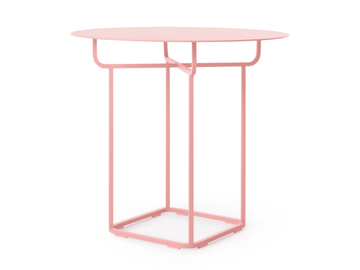 GRILL - Round powder coated aluminium table by Diabla