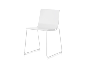 VENT - Stackable sled base garden chair by Diabla
