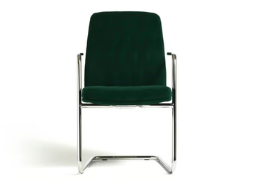 ARTÙ - Cantilever fabric reception chair with armrests by Diemme