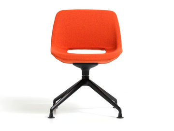 CLEA - Trestle-based fabric chair by Diemme