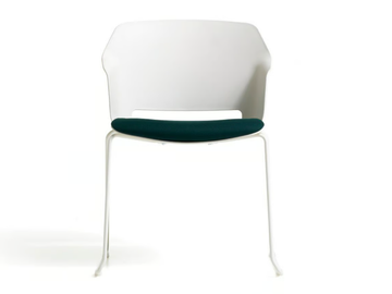 CLOP - Stackable sled base polypropylene chair by Diemme