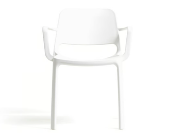 NUKE - Polypropylene garden chair with armrests by Diemme