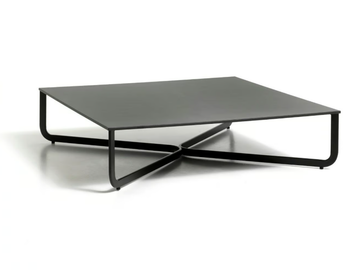 XL - Low square coffee table with HPL top by Diemme