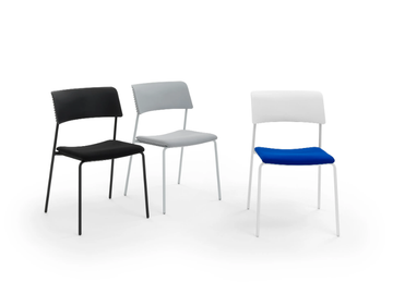 CALA PLUS - Stackable polypropylene chair by Diemmebi