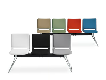 LAFILÒ SOFT - Fabric beam seating by Diemmebi