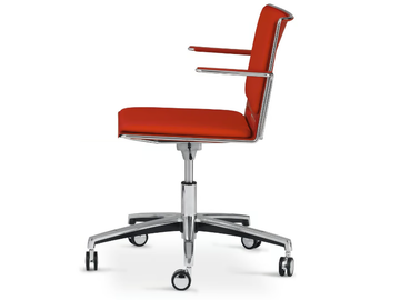 LAFILÒ SOFT TASK - Office chair with armrests with 5-Spoke base by Diemmebi