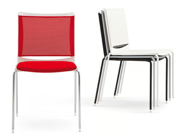 S’MESH SOFT - Chair 4 legs by Diemmebi