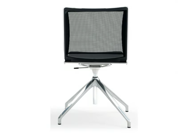 S’MESH SOFT - Height-adjustable polypropylene office chair with 4-Spoke base by Diemmebi