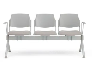 VOLÉE EASY SOFT - Freestanding beam seating with armrests by Diemmebi